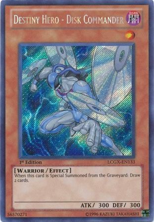 Destiny HERO - Disk Commander [LCGX-EN133] Secret Rare | L.A. Mood Comics and Games