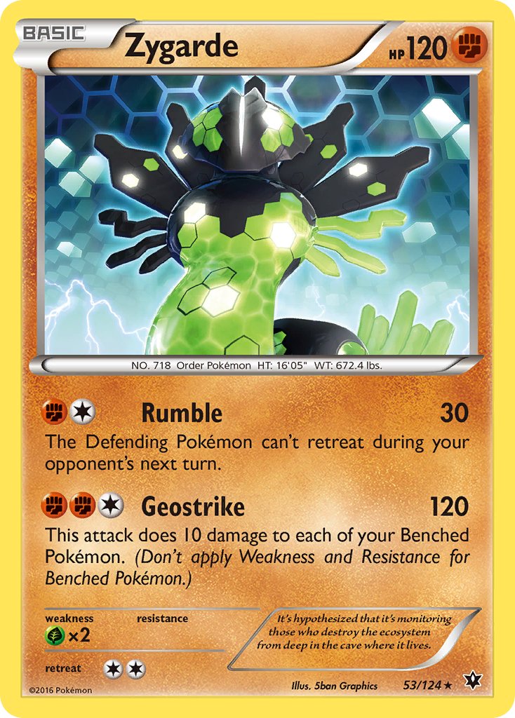 Zygarde (53/124) (Theme Deck Exclusive) [XY: Fates Collide] | L.A. Mood Comics and Games