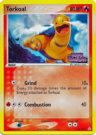 Torkoal (33/110) (Stamped) [EX: Holon Phantoms] | L.A. Mood Comics and Games