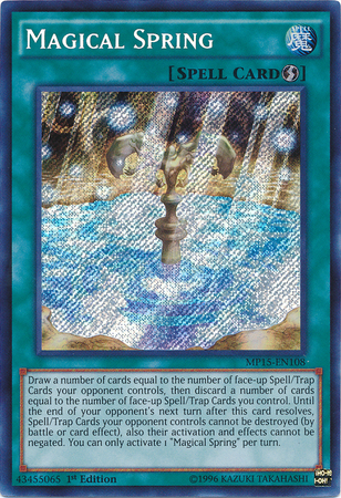 Magical Spring [MP15-EN108] Secret Rare | L.A. Mood Comics and Games