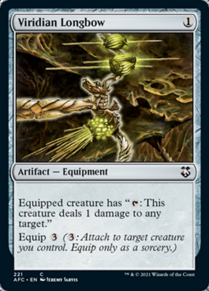 Viridian Longbow [Dungeons & Dragons: Adventures in the Forgotten Realms Commander] | L.A. Mood Comics and Games