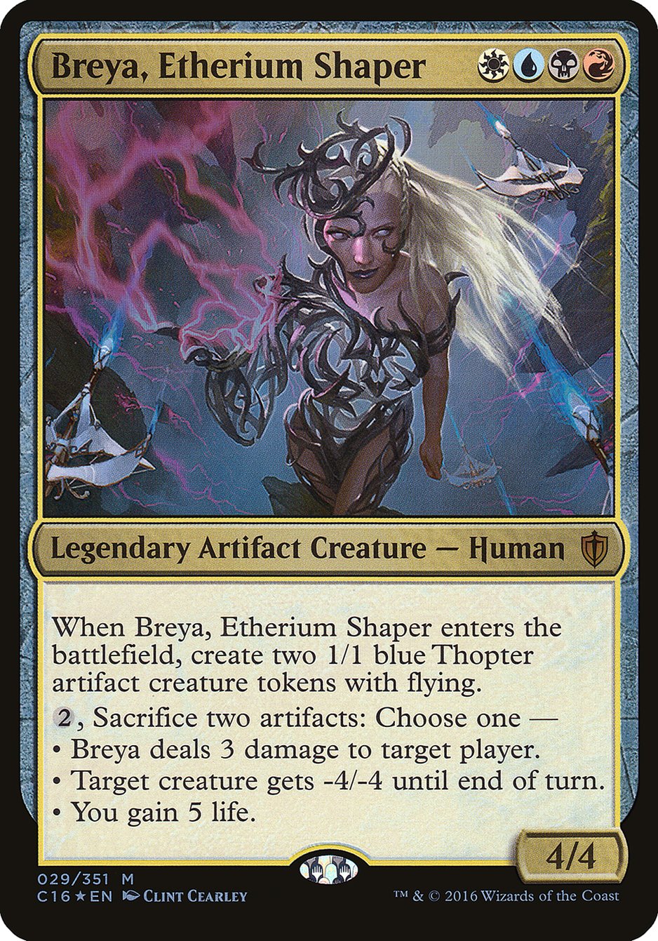 Breya, Etherium Shaper (Oversized) [Commander 2016 Oversized] | L.A. Mood Comics and Games