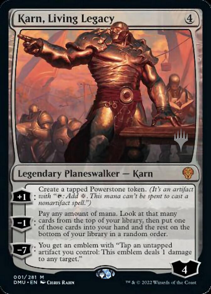 Karn, Living Legacy (Promo Pack) [Dominaria United Promos] | L.A. Mood Comics and Games