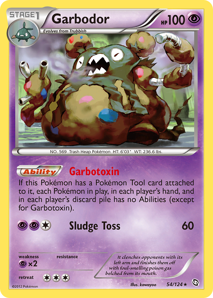 Garbodor (54/124) [Black & White: Dragons Exalted] | L.A. Mood Comics and Games