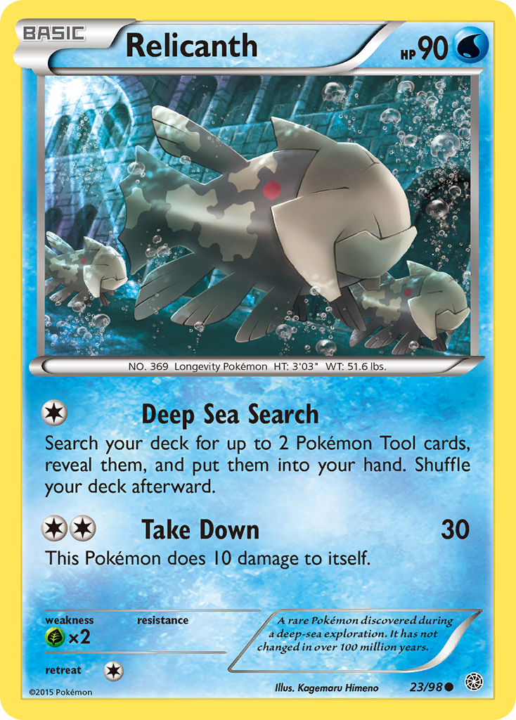 Relicanth (23/98) [XY: Ancient Origins] | L.A. Mood Comics and Games