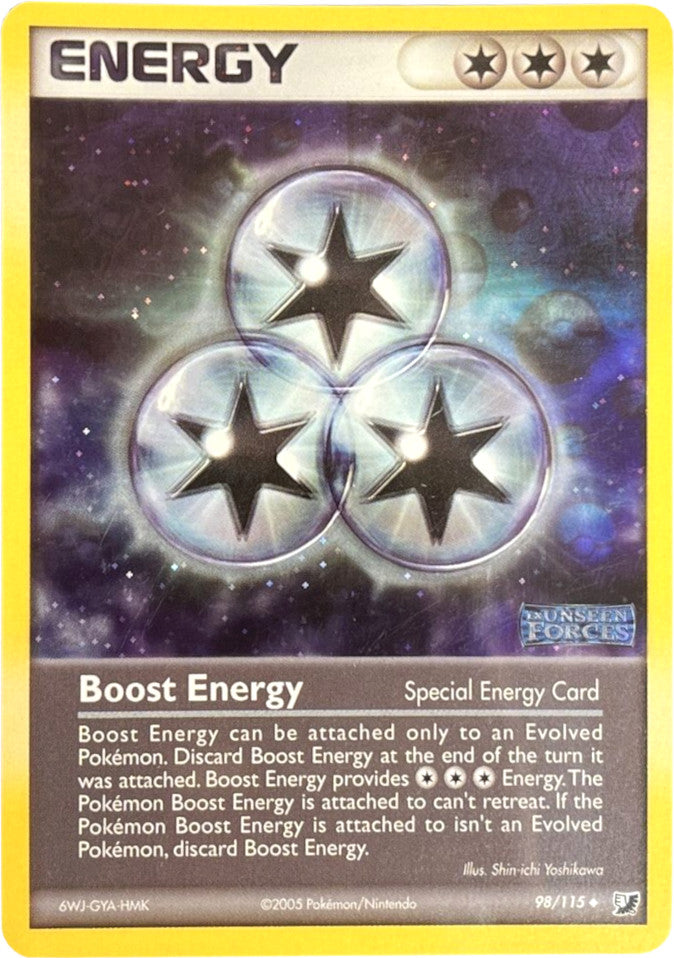 Boost Energy (98/115) (Stamped) [EX: Unseen Forces] | L.A. Mood Comics and Games