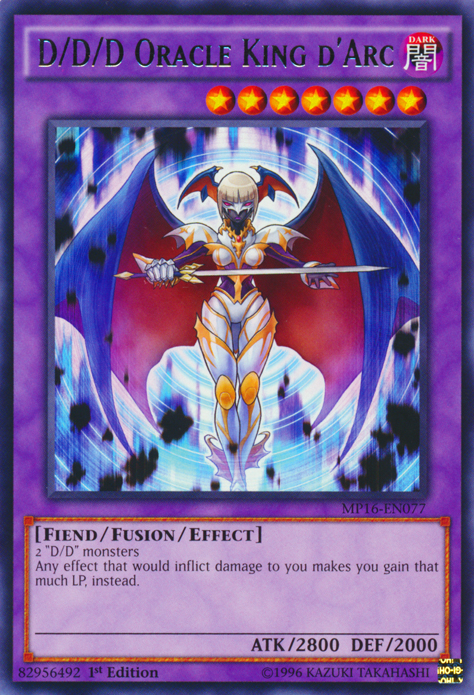 D/D/D Oracle King d'Arc [MP16-EN077] Rare | L.A. Mood Comics and Games