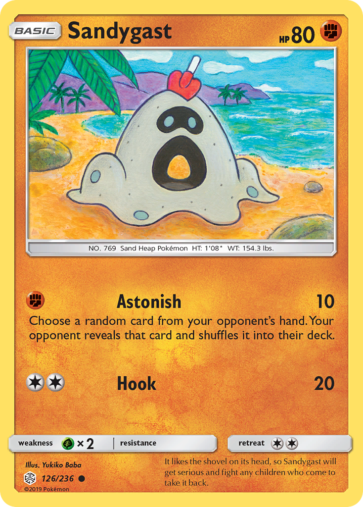 Sandygast (126/236) [Sun & Moon: Cosmic Eclipse] | L.A. Mood Comics and Games