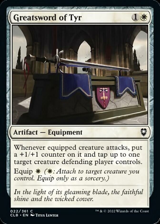 Greatsword of Tyr [Commander Legends: Battle for Baldur's Gate] | L.A. Mood Comics and Games