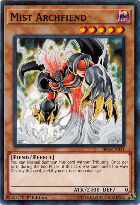 Mist Archfiend [SR06-EN011] Common | L.A. Mood Comics and Games