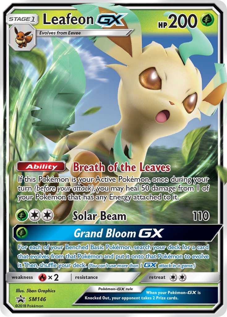 Leafeon GX (SM146) [Sun & Moon: Black Star Promos] | L.A. Mood Comics and Games