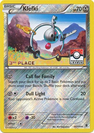 Klefki (66/119) (League Promo 3rd Place) [XY: Phantom Forces] | L.A. Mood Comics and Games