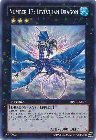 Number 17: Leviathan Dragon [BP01-EN027] Starfoil Rare | L.A. Mood Comics and Games
