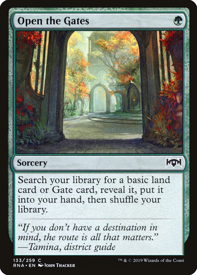 Open the Gates [Ravnica Allegiance] | L.A. Mood Comics and Games