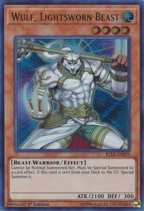 Wulf, Lightsworn Beast [BLLR-EN039] Ultra Rare | L.A. Mood Comics and Games