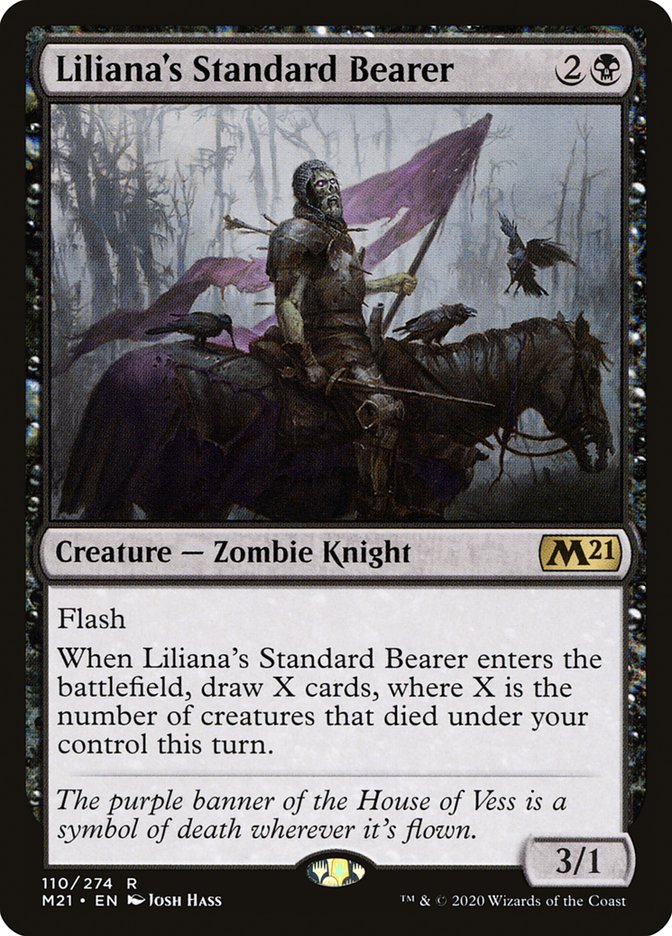 Liliana's Standard Bearer [Core Set 2021] | L.A. Mood Comics and Games