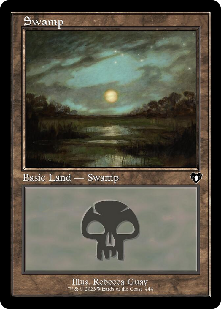 Swamp (444) (Retro) [Commander Masters] | L.A. Mood Comics and Games