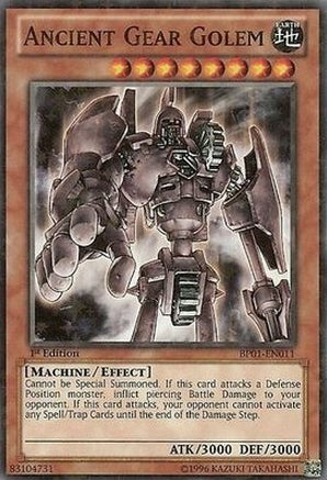 Ancient Gear Golem [BP01-EN011] Starfoil Rare | L.A. Mood Comics and Games