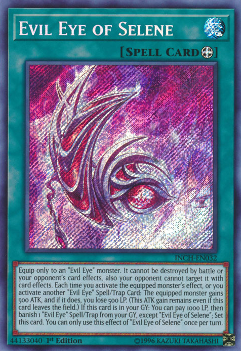 Evil Eye of Selene [INCH-EN032] Secret Rare | L.A. Mood Comics and Games