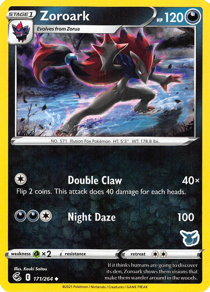 Zoroark (171/264) (Eevee Deck) [Battle Academy 2022] | L.A. Mood Comics and Games