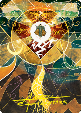 Lightning Bolt Art Card (Gold-Stamped Signature) [Strixhaven: School of Mages Art Series] | L.A. Mood Comics and Games