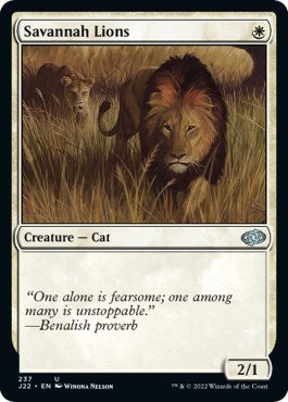 Savannah Lions [Jumpstart 2022] | L.A. Mood Comics and Games