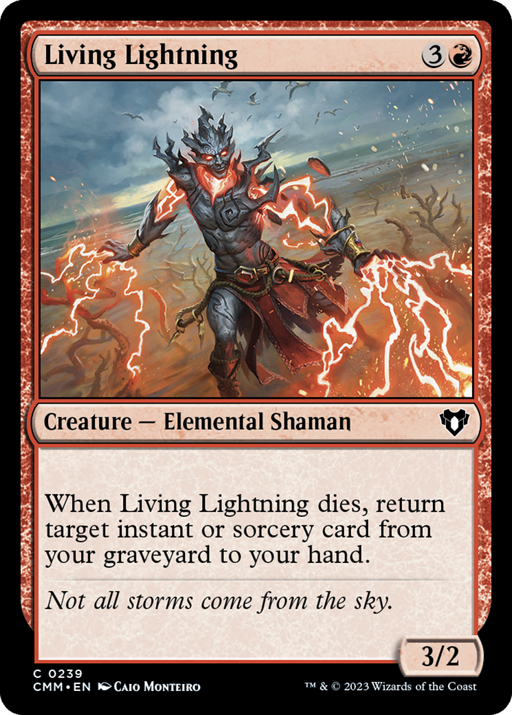 Living Lightning [Commander Masters] | L.A. Mood Comics and Games