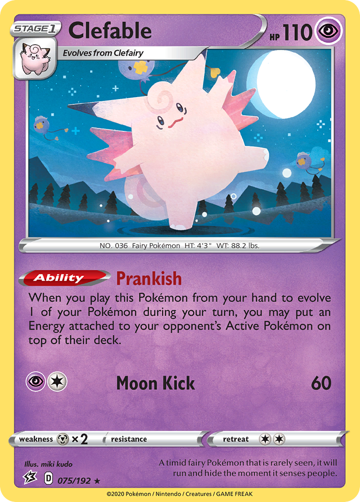 Clefable (075/192) [Sword & Shield: Rebel Clash] | L.A. Mood Comics and Games