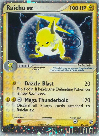 Raichu ex (98/100) [EX: Sandstorm] | L.A. Mood Comics and Games