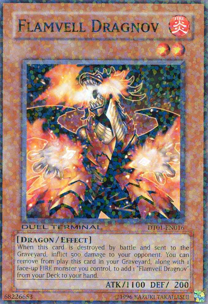 Flamvell Dragnov [DT01-EN016] Super Rare | L.A. Mood Comics and Games