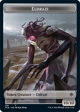 Eldrazi // Soldier Double-Sided Token [Starter Commander Decks] | L.A. Mood Comics and Games