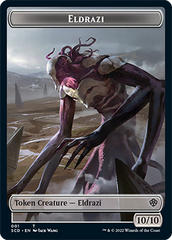 Eldrazi // Soldier Double-Sided Token [Starter Commander Decks] | L.A. Mood Comics and Games