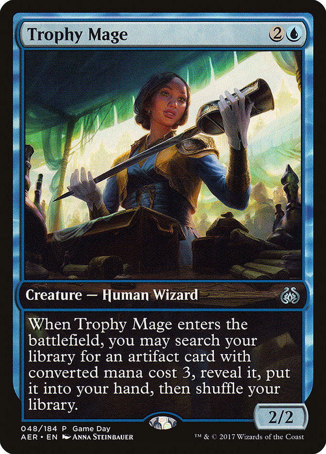 Trophy Mage (Game Day) [Aether Revolt Promos] | L.A. Mood Comics and Games