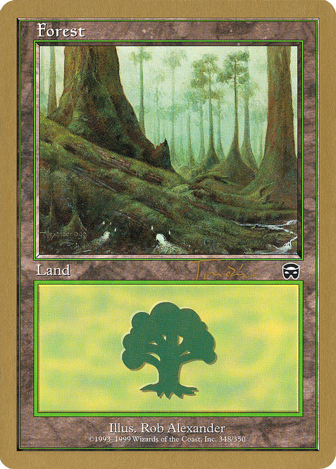 Forest (jt348) (Jan Tomcani) [World Championship Decks 2001] | L.A. Mood Comics and Games