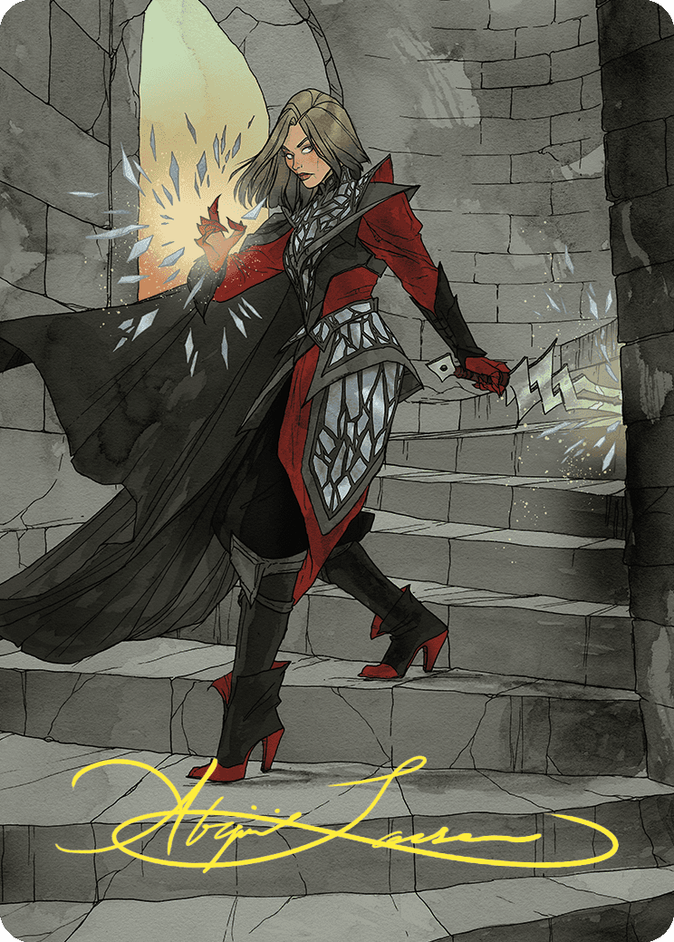 Rowan, Scion of War Art Card (59/81) (Gold-Stamped Signature) [Wilds of Eldraine Art Series] | L.A. Mood Comics and Games