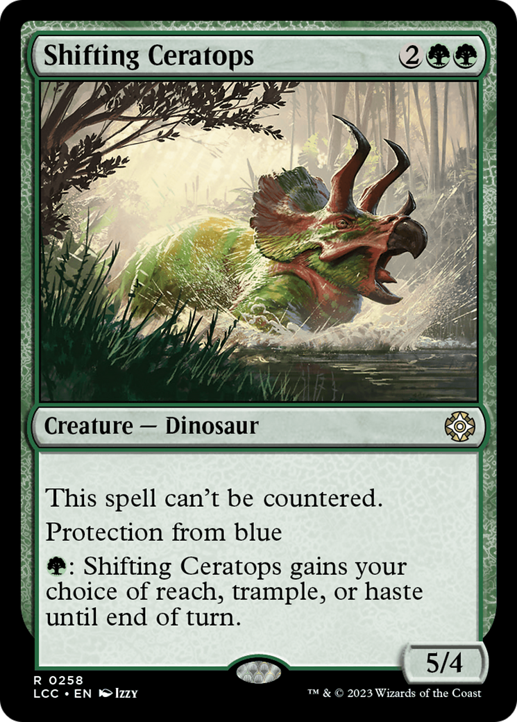 Shifting Ceratops [The Lost Caverns of Ixalan Commander] | L.A. Mood Comics and Games