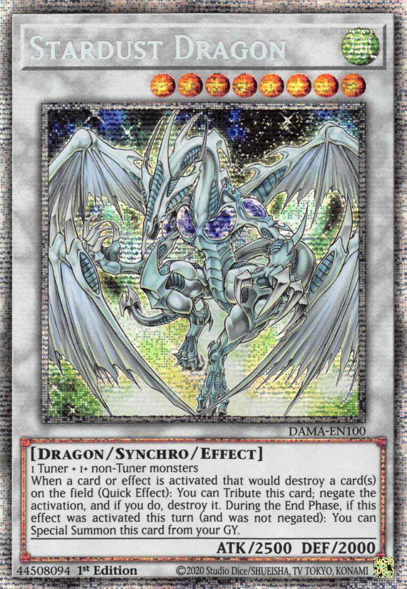 Stardust Dragon [DAMA-EN100] Starlight Rare | L.A. Mood Comics and Games