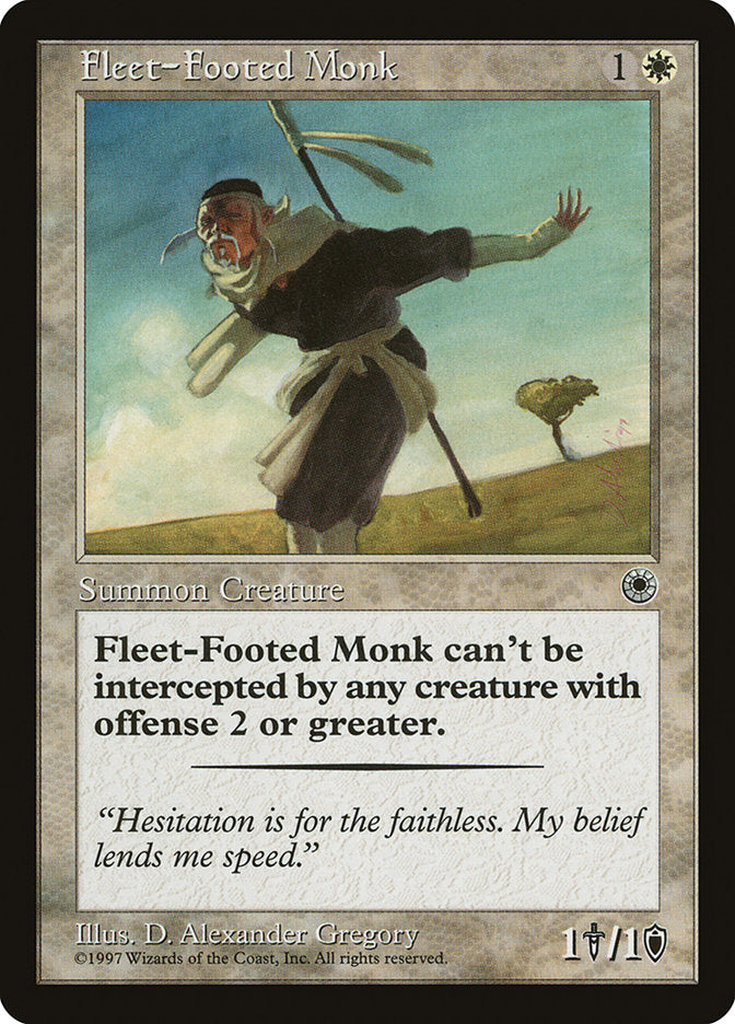 Fleet-Footed Monk [Portal] | L.A. Mood Comics and Games