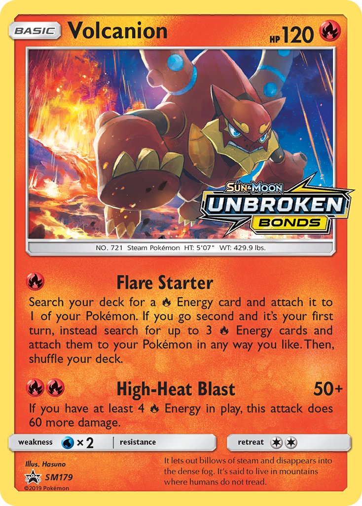 Volcanion (SM179) [Sun & Moon: Black Star Promos] | L.A. Mood Comics and Games