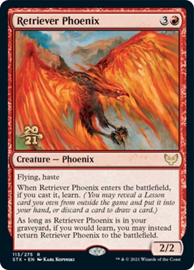 Retriever Phoenix [Strixhaven: School of Mages Prerelease Promos] | L.A. Mood Comics and Games