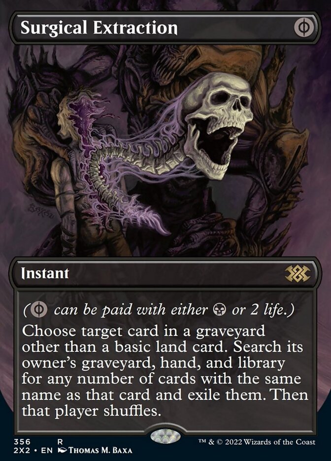 Surgical Extraction (Borderless Alternate Art) [Double Masters 2022] | L.A. Mood Comics and Games