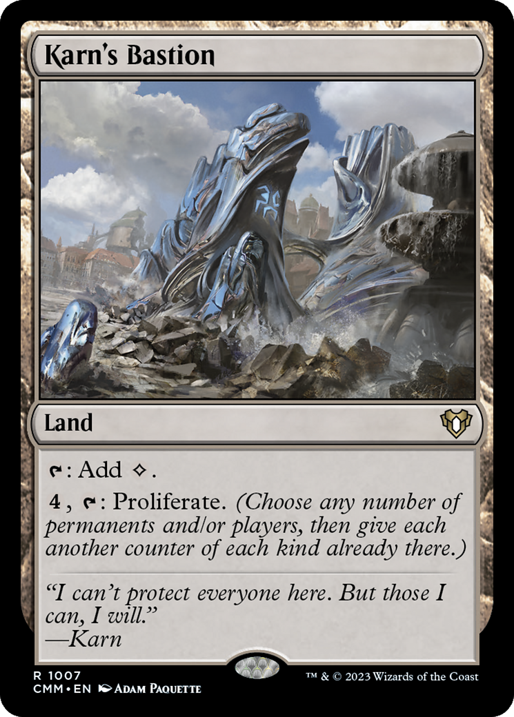 Karn's Bastion [Commander Masters] | L.A. Mood Comics and Games