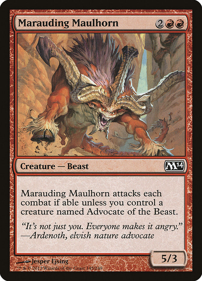 Marauding Maulhorn [Magic 2014] | L.A. Mood Comics and Games