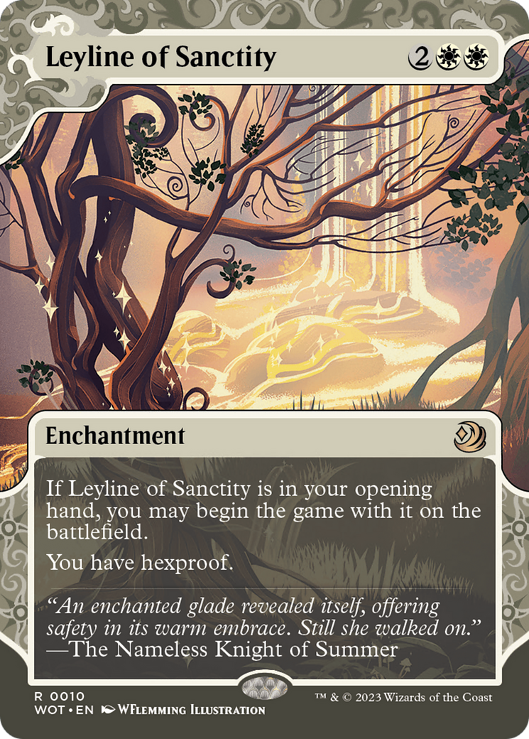 Leyline of Sanctity [Wilds of Eldraine: Enchanting Tales] | L.A. Mood Comics and Games