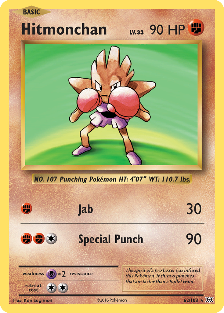 Hitmonchan (62/108) [XY: Evolutions] | L.A. Mood Comics and Games