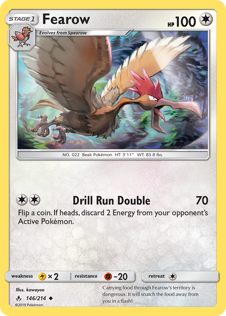 Fearow (146/214) [Sun & Moon: Unbroken Bonds] | L.A. Mood Comics and Games