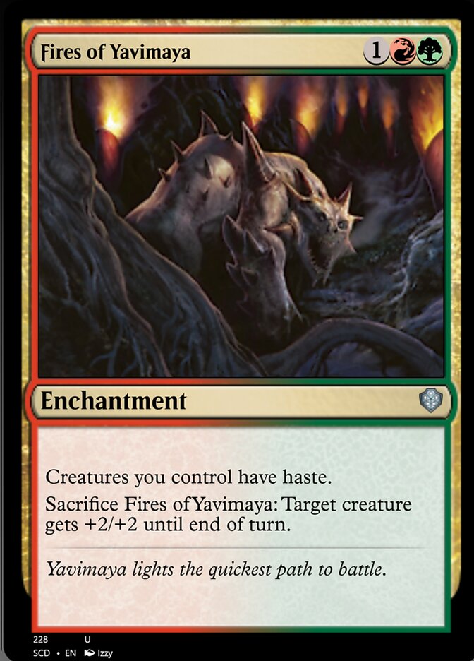 Fires of Yavimaya [Starter Commander Decks] | L.A. Mood Comics and Games