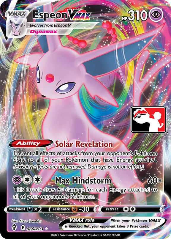Espeon VMAX (065/203) [Prize Pack Series One] | L.A. Mood Comics and Games