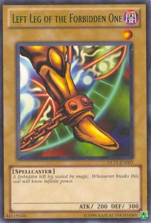 Left Leg of the Forbidden One (Green) [DL11-EN003] Rare | L.A. Mood Comics and Games