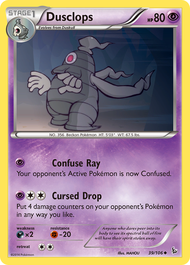 Dusclops (39/106) [XY: Flashfire] | L.A. Mood Comics and Games